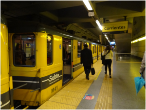 Metrô de Buenos Aires, Estação Corrientes. Foto: Rafael Asquini