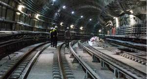 Túnel da Linha 4 do Metrô Rio. Foto: Odebrecht