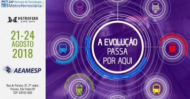 Banner 24ª Semana de Tecnologia Metroferroviaria