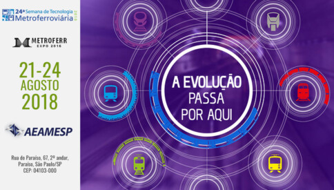 Banner 24ª Semana de Tecnologia Metroferroviaria